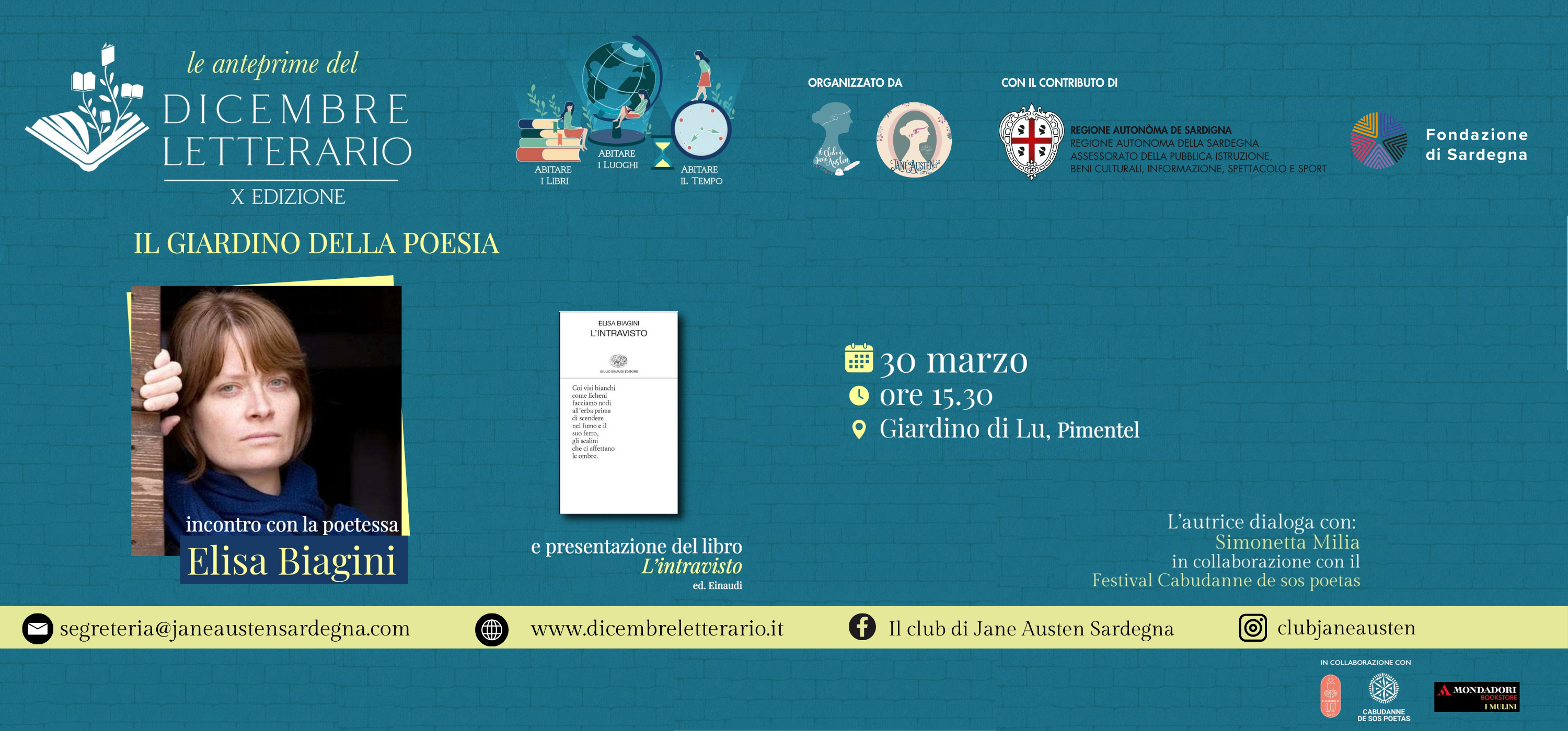 Il Giardino della Poesia: incontriamo Elisa Biagini